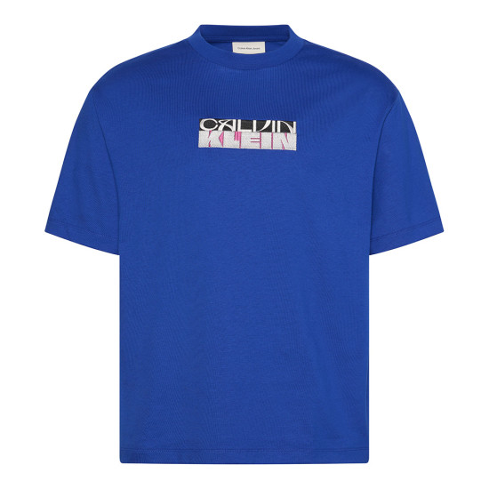 Calvin Klein Ανδρική κοντομάνικη μπλούζα Block Logo Graphic Relaxed T-Shirt